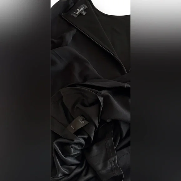 Lulu’s Long Sheer Sleeves Black Dress - Picture 9 of 9